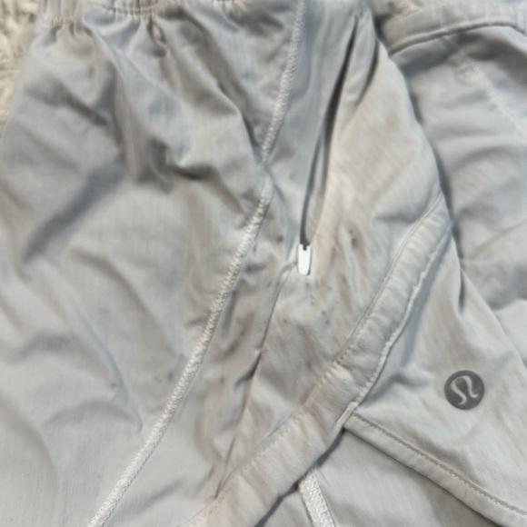 Lululemon Track That High-Rise Lined Short 3" White - Picture 10 of 12